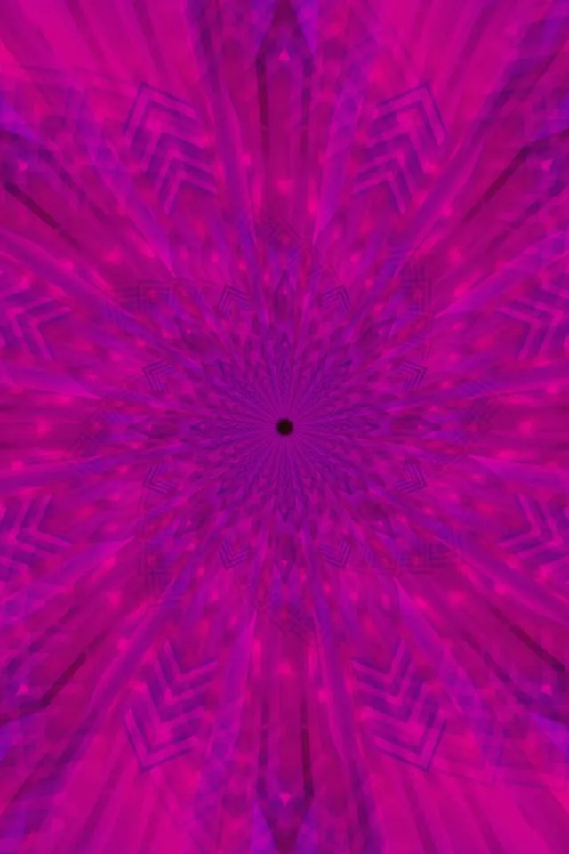 Neon Tunnel Radial Burst VJ Loop 2:3 Portrait 60fps Screensaver