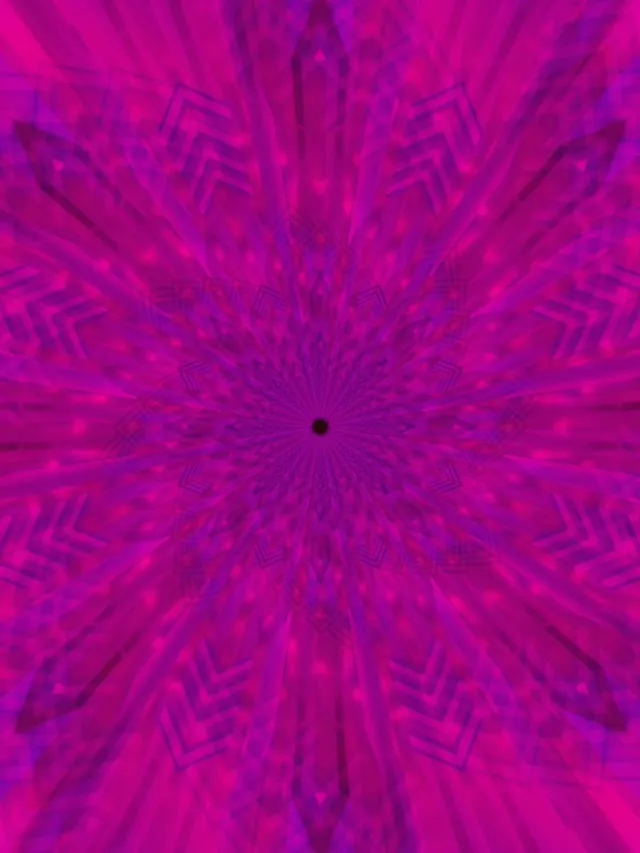 Radial Pink Purple Neon Tunnel VJ Loop 3:4 iPad 60fps Screensaver