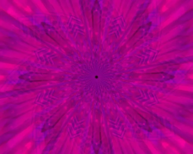 5:4 industrial neon tunnel 60fps screensaver vj loop radiating magenta diamond burst