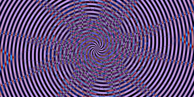 Neon Tunnel Spiraling Vortex VJ Loop 2:1 Univisium 60fps Screensaver