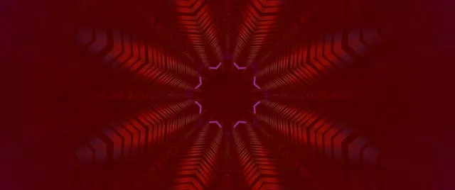 პულსირებული მაჯენტა ნეონის გვირაბი VJLoops 2.39:1 Cinemascope 60fps ScreenSaver