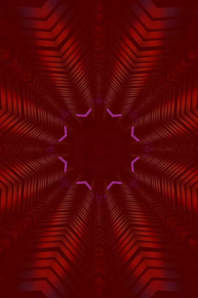 Neon Tunnel Chevron Vortex 9:16 60fps VJ Loop Screensaver