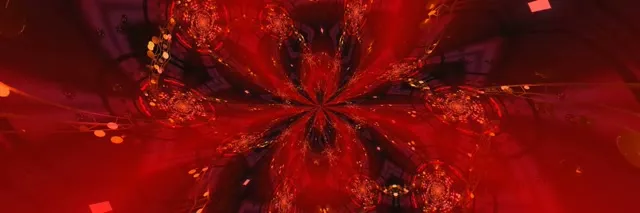 Radial Kaleidoscope Neon Tunnel 3:1 Ultrawide 60fps VJ Loop Screensaver