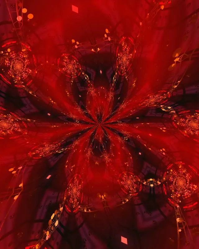 Neon Tunnel Kaleidoscope Burst | 4:5 Instagram | 60fps Screensaver VJ Loop