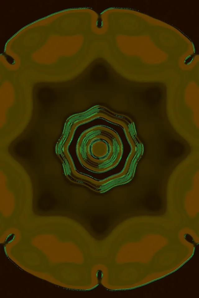 Neon Tunnel VJ Loop 9:16 60fps Screensaver Spiraling Concentric Rings