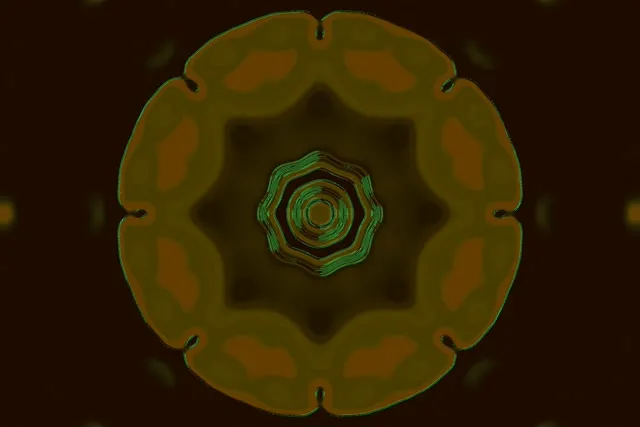 Neon Tunnel Kaleidoscope Vortex 3:2 Surface 60fps Screensaver Loop