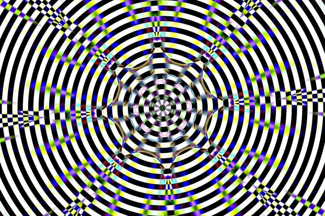 Neon Tunnel Kaleidoscope Vortex 3:2 Surface 60fps Screensaver VJ Loop