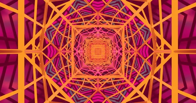 Neon Tunnel VJ Loop 4K UHD 60FPS Screensaver Windows Laptop