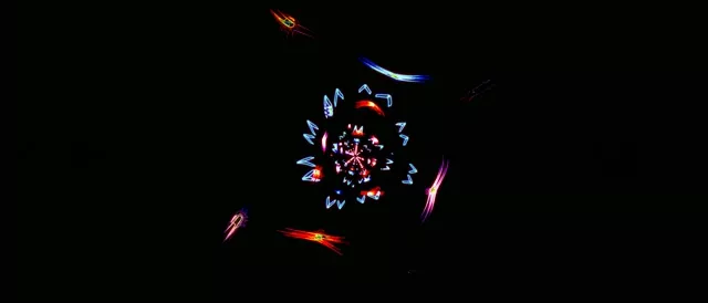 Hypnotic Neon Tunnel 21:9 Ultrawide 60fps Screensaver Fractal Kaleidoscope VJLoops