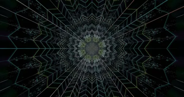 Túnel Neó VJ Loop 4K UHD 60FPS Screensaver Windows PC Laptop