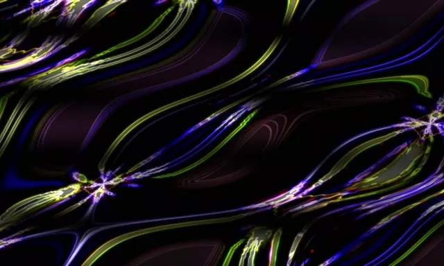 Neon Tunnel VJ Loop 5:3 Wide 60fps Screensaver Pulsating Light Streaks