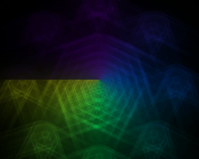 Neonový Tunel VJLoops 5:4 Průmyslový 60fps Spořič obrazovky Zelené Modré Geometrické Vlny