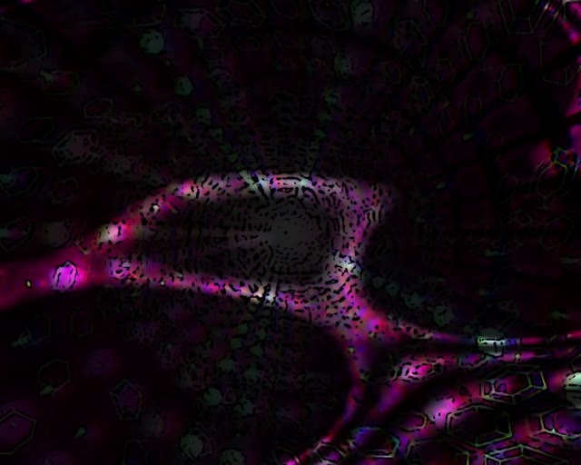 Neonový tunel VJ Loop 5:4 průmyslový 60fps Spořič obrazovky - purpurový růžový digitální motion