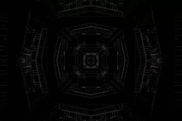 Neon Tunnel Vj Loop 60fps Screensaver Fractal Square Vortex 3:2 Surface