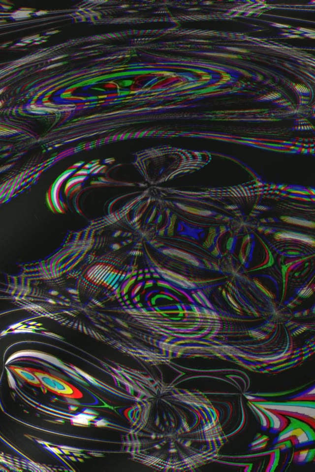 Neon Tunnel VJ Loop 9:16 60fps Screensaver Glitch Kaleidoscope Motion Background