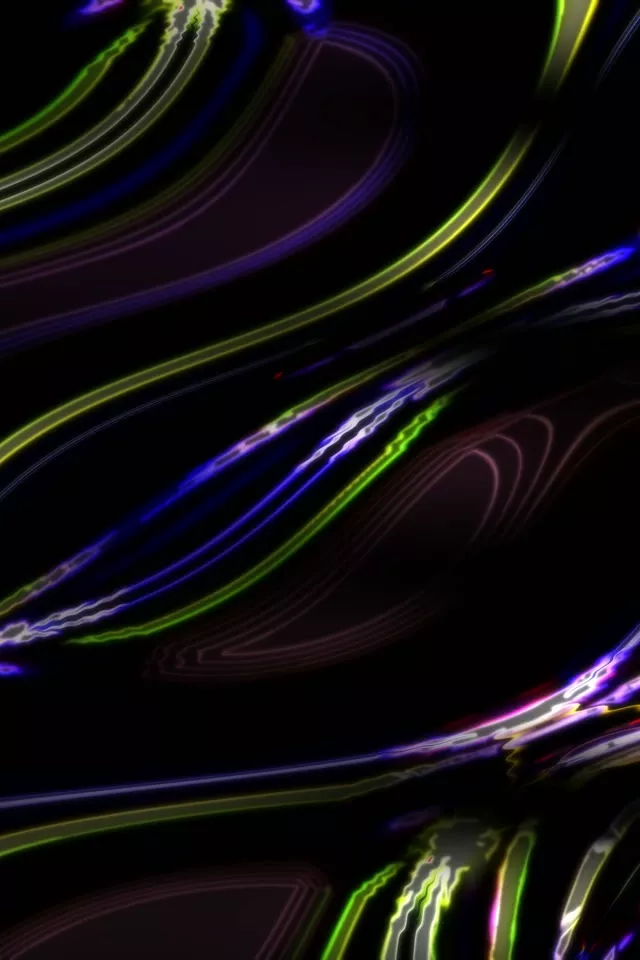 Neon Tunnel VJ Loop 9:16 60fps Screensaver Glowing Curved Lines