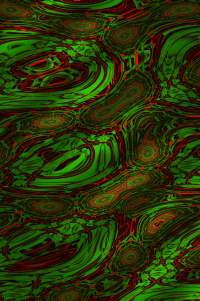 Neon Tunnel VJ Loop 9:16 60fps Screensaver Green Red Swirling Patterns