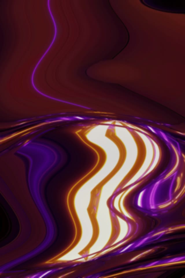 Neon Tunnel VJ Loop 9:16 60fps Screensaver Purple Orange Wave Motion