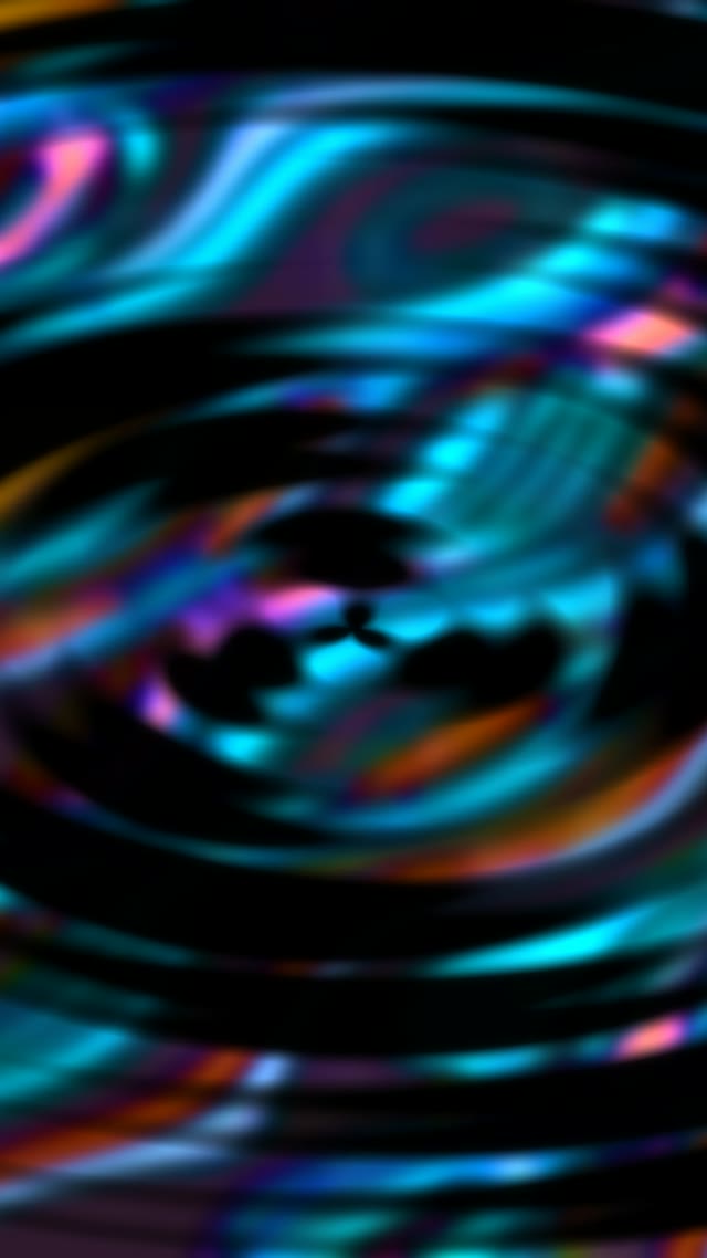 Neon Tunnel VJLoops 9:16 Reels 60fps Screensaver Cyan Pink Motion