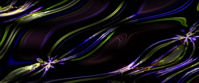 Neon Tunnel VJ Loop: Pulsating Light Streaks 60fps Screensaver 2.39:1