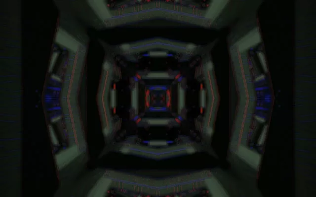 Neon Tunnel Vj Loop Screensaver 16:10 MacBook 60fps Geometric Vortex