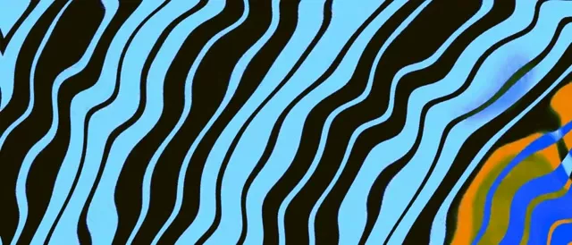 Neoncső Alagút Hullámos Csík Örvény VJ Loop 21:9 Ultraszéles 60fps Képernyővédő