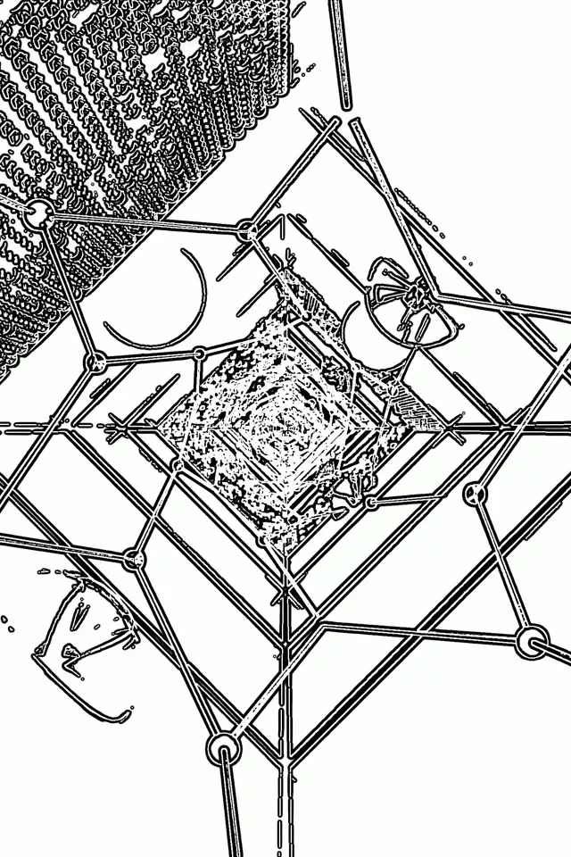 Neonový Tunel Drôtová Sporiaci Obrazovka 60fps 2:3 Foto Portrét VJ Loop