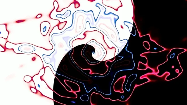 নিয়ন টানেল ইয়িন ইয়াং সোয়ার্ল স্ক্রিনসেভার 4K UHD 60fps Vj Loop