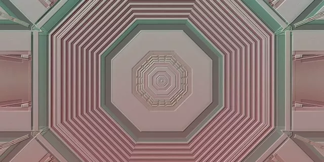 Kaheksanurga neon tunnel | 2:1 Univisium | 60fps VJLoops screensaver