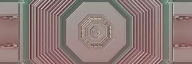 Октагонален неонски тунел | 3:1 Triple Wide | 60fps VJ Loop Screensaver