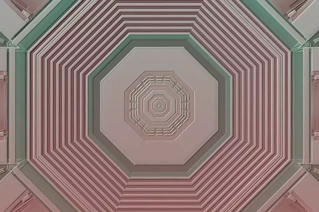 Oktogonal Neon Tunnel 3:2 Surface 60fps Screensaver VJLoops