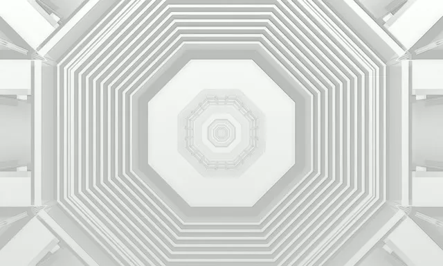 Octagonal Neon Tunnel 5:3 Wide 60fps Screensaver VJ Loop Motion Background