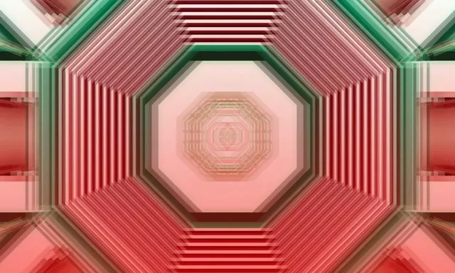 Ottekantet Neon Tunnel | 5:3 Wide 60fps VJLoops Screensaver Motion Background