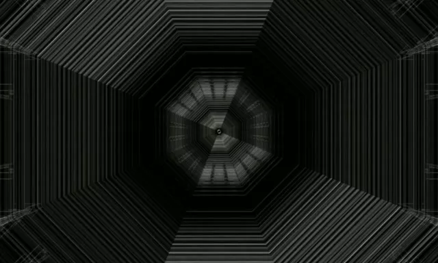 Neon Tunnel ya Octagonal | 5:3 Upana | 60fps VJLoops Screensaver