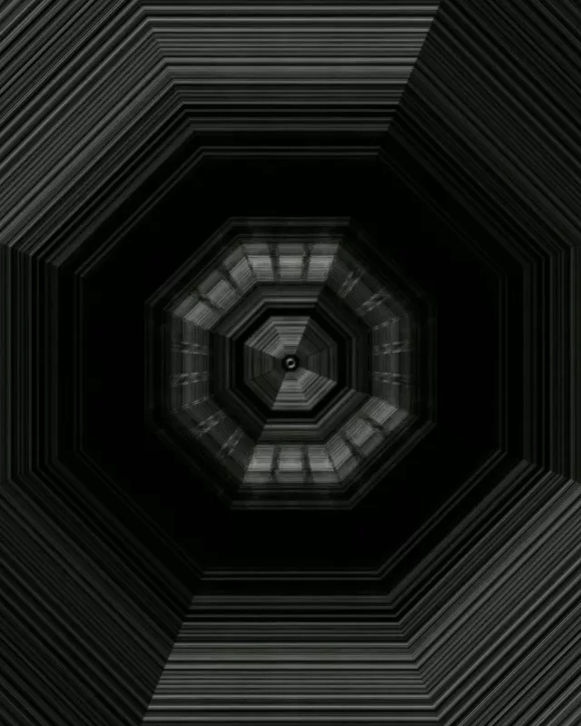 Tunnel Néon Vortex Octogonal | 4:5 Instagram | 60fps Économiseur d'écran Loop