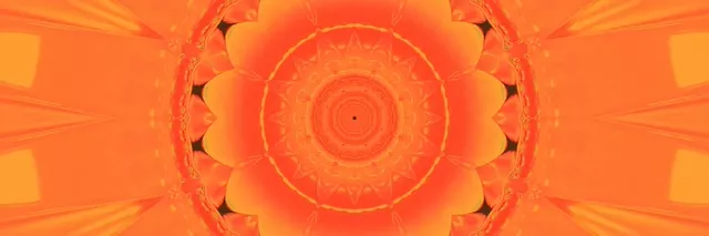 Oranssi Mandala Neon Tunnel Screensaver 3:1 Triple Wide 60fps VJ Loop