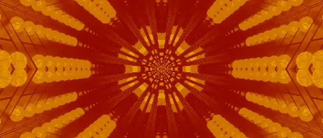 네온 터널 레이디언트 선버스트 VJ Loop 21:9 Ultrawide 60fps 화면보호기