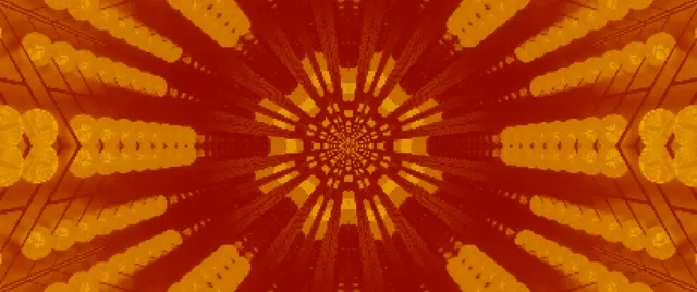 Túnel de Neó Calidoscopi Explosió Solar Radiant VJ Loop 2.39:1 Cinemascope 60fps Estalviapantalles