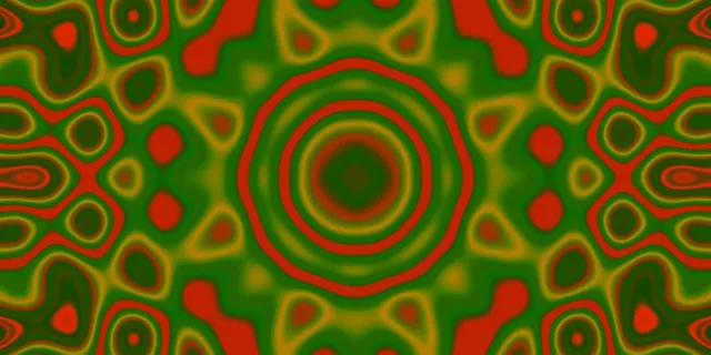 Неоновый туннель оранжевый волнистый вихрь Vj Loop 2:1 Univisium 60fps заставка