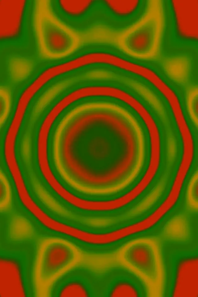 Túnel de Neón Laranxa Ondulación Vórtice 2:3 Photo Portrait 60fps Protector de Pantalla Vj Loop