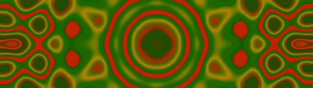 霓虹隧道橙色漣漪環圈 32:9 超級超寬螢幕 60fps 螢幕保護程式 VJ Loop