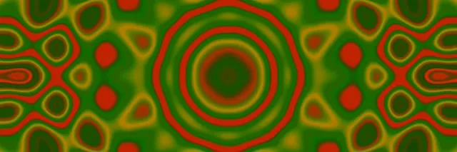 Neon Tunel Oranžni Valovi Vrtinec Vj Loop 3:1 Triple Wide 60fps Ohranjevalnik Zaslona