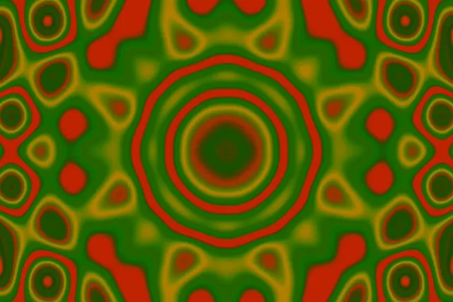 নিয়ন টানেল কমলা ঢেউয়ের বলয় 3:2 surface 60fps স্ক্রিনসেভার VJ loop