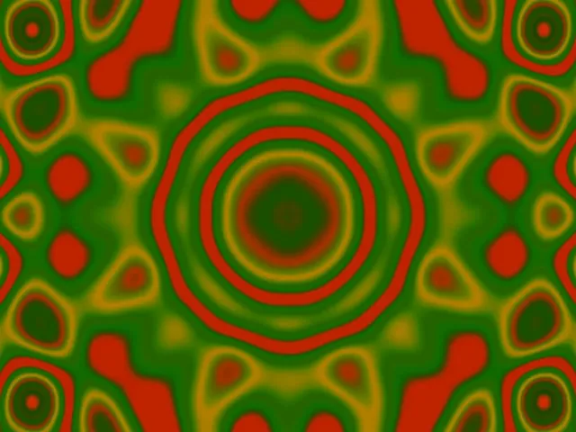 Neon Tunel Narančasti Mrkanje Cvjetanje 4:3 Klasični 60fps Čuvar Ekrana Vj Loop