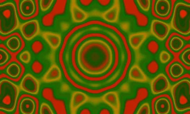 Neon Tunnel Orange Krusning Bølge Virvel 5:3 Wide 60fps Skjermsparer Vj Loop