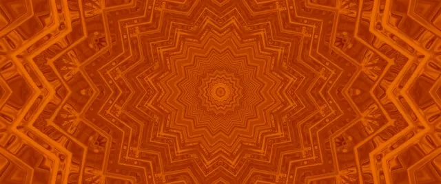 橙色霓虹隧道星萬花筒 2.39:1 Cinemascope 60fps 螢幕保護程式 VJ Loop