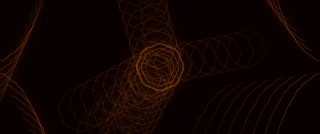 Orange Neon Tunnel VJ Loop 2.39:1 Cinemascope 60fps Screensaver Motion Background