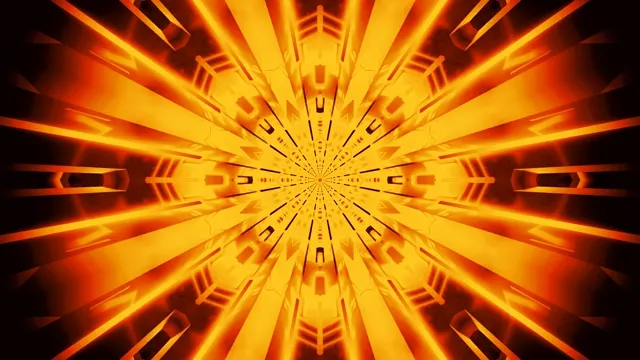 Oranje Neon Tonnel VJLoops 4K UHD 60fps Skermbeskurmer PC