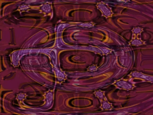 Orange Spiral Vortex 4:3 Classic 60fps Screensaver VJ Loop