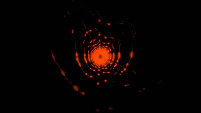 Orange VJ Loop | 4K 60fps Screensaver | Hypnotic Spiral